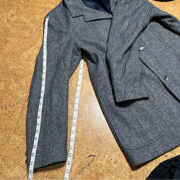Pendleton Men’s 100% Virgin Wool Gray & Black Tweed Blazer Sz M - Picture 16 of 16